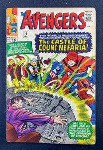 Avengers (1963) #13 VG+ (4.5) 1st App Count Nefaria Jack Kirby Cover