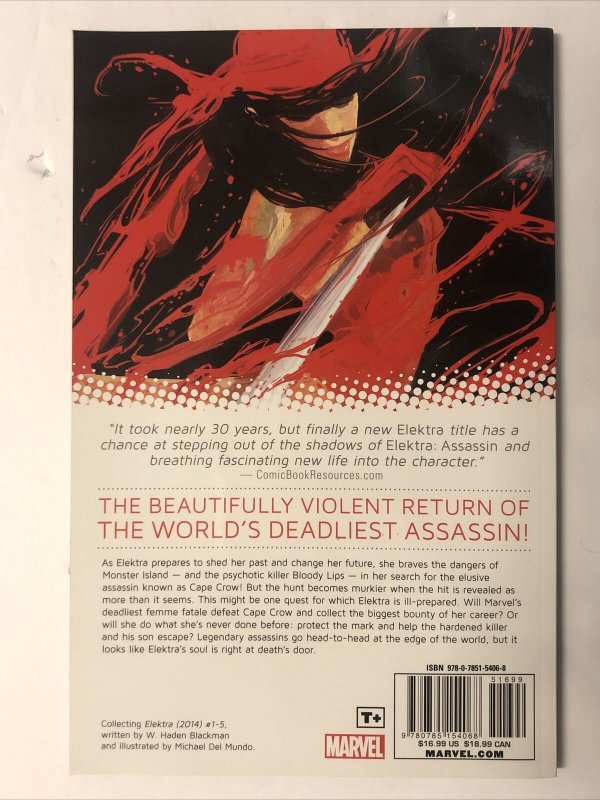 Elektra: Bloodlines(2014) Marvel TPB SC Blackman