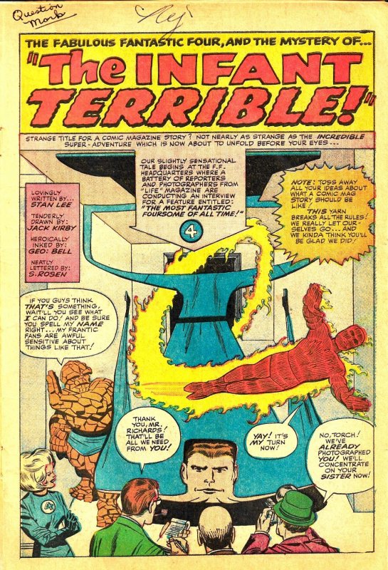 FANTASTIC FOUR #24 (Mar1964) 3.0G/VG A Jack Kirby/Stan Lee Classic! Baby Alien!