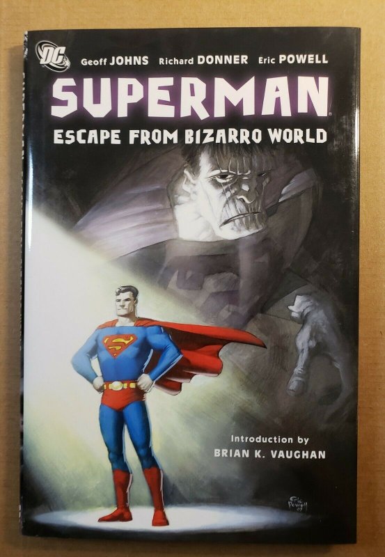 SUPERMAN ESCAPE FROM BIZARRO WORLD HARD COVER GRAPHIC NOVEL ERIC POWELL