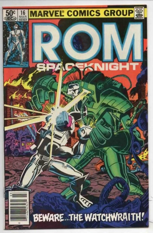 ROM SPACEKNIGHT #16 VF/NM, Buscema, Marvel, 1979 1981 more Marvel in store UPC