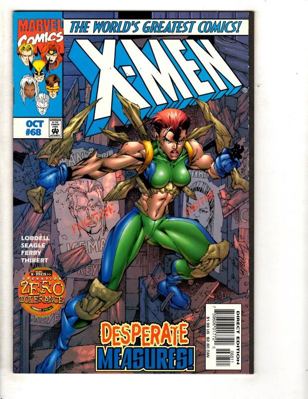 10 X-Men Marvel Comic Books # 68 69 70 71 72 73 74 75 76 77 Wolverine Storm CR51