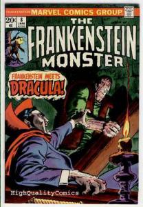 FRANKENSTEIN #8, FN+, Monster of, vs Dracula, Buscema, 1973, Bronze age Horror