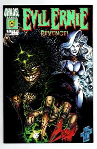 Evil Ernie Revenge #1 2 3 & 4 Complete Set - Lady Death - Chaos - 1994 - NM