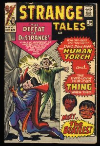 Strange Tales #130 VG+ 4.5 The Beatles! 1965!