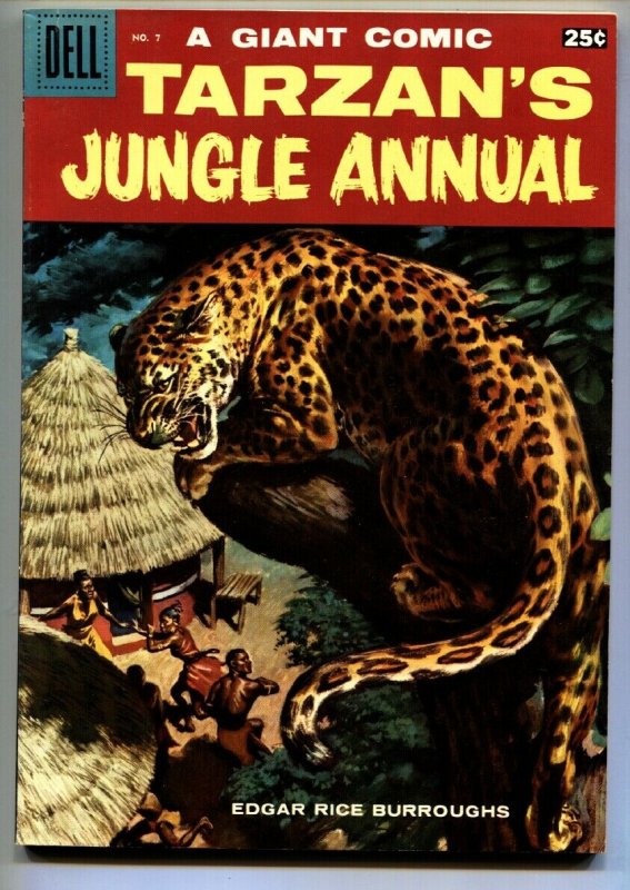 TARZAN'S JUNGLE ANNUAL #7 1958-DELL-EDGAR RICE BURROUGHS-VF- HIGH GRADE