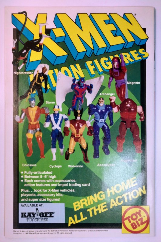 X-Men #1 (8.0, 1991) 1st team app Gold, Blue & Acolytes
