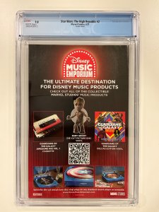 Star Wars: The High Republic #2 Witter Cover (2021) CGC 9.8