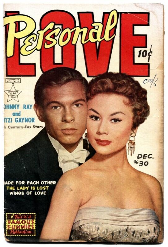 PERSONAL LOVE #30-MITZI GAYNOR PHOTO COVER-GOLDEN-AGE ROMANCE