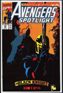Avengers Spotlight #39 (1990) Black Knight