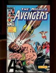 Avenger #252 - Joe Sinnott Cover Art. Hercules App. (9.2) 1984 
