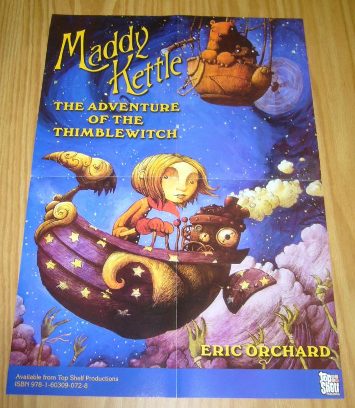 Maddy Kettle: the Adventure of the Thimblewitch poster 20 x 14 eric orchard