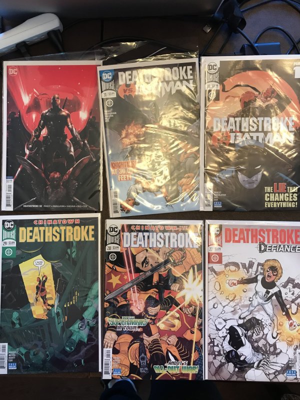 Deathstroke by Priest Complete Set 1-50 including many Mattina variants 52 books