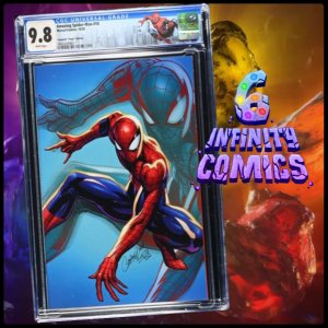 AMAZING SPIDER-MAN #10 CGC 9.8 ? J. SCOTT CAMPBELL 1:100 INCENTIVE VIRGIN COVER