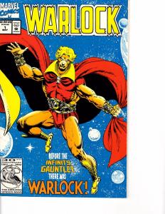 Lot Of 2 Marvel Comic Book Warlock #1 and Solarman #1  AH12