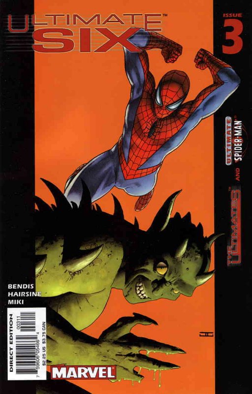 Ultimate Six #3 VF ; Marvel | Spider-Man Ultimates