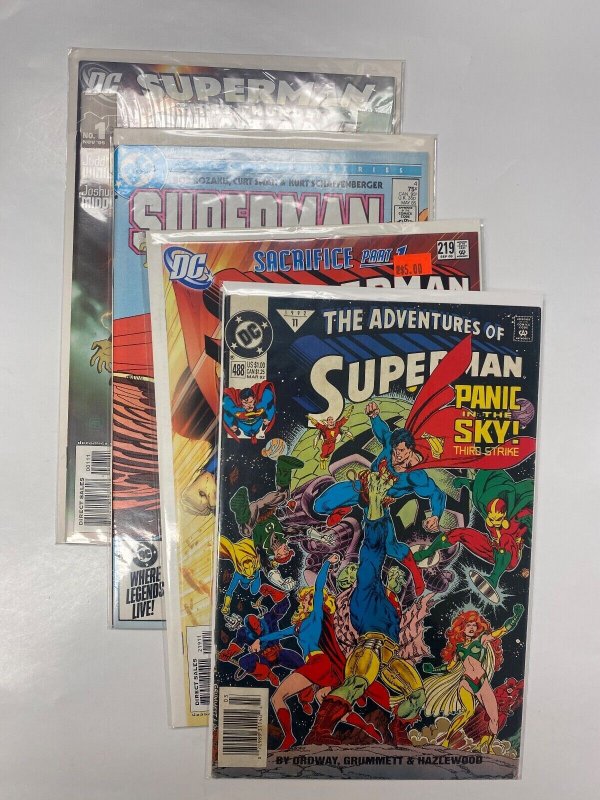 4 DC COMICS Superman Shazam #1 Secret Years #4 Superman #219 488 89 KM5