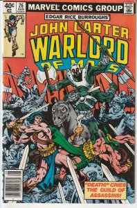 John Carter Warlord of Mars(Marvel)  # 26