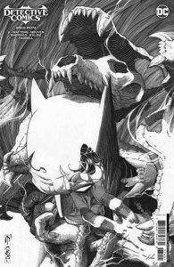 Detective Comics #1074 Cover F 1 in 50 Evan Cagle Black & White Card Stock Varia