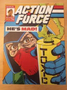 ACTION FORCE 1 (LOT) MARVEL | HASBRO| LIKE GI JOE, 1987, TRANSFORMER CROSSOVER