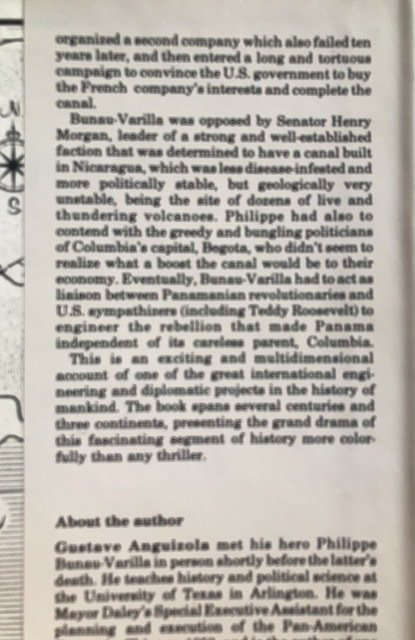 The man behind the Panama Canal, ANGUIZOLA, 1980