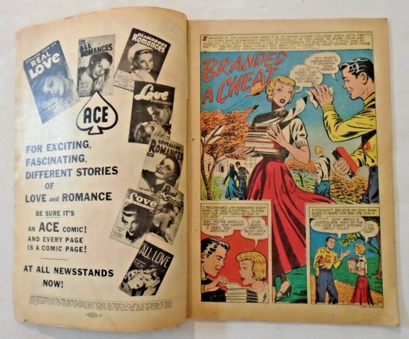 Love Experiences (1949, Ace) #5vgf; Painted Cover, Very Rare!