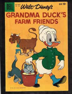 Four Color #1010 ~ Walt Disney Grandma Duck's Farm Friends ~ 1959 (7.0) WH