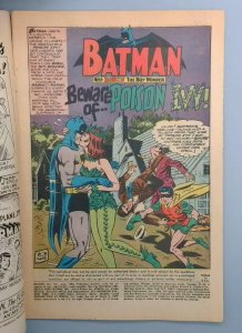 Batman #181 GD+ 1st Poison Ivy With Centerfold Bottom Staple Detached DC 1966