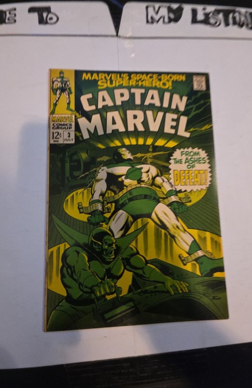 Captain Marvel #3 (1968)from. See description