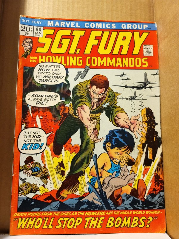 Sgt. Fury #94 (1972) abc