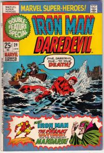 Marvel Super-Heroes #29 (Jan-71) FN/VF High-Grade Daredevil, Iron Man