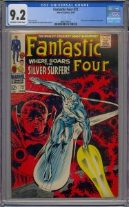 FANTASTIC FOUR #72 CGC 9.2 SILVER SURFER WATCHER APP
