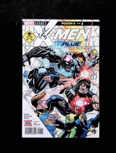 X-Men Blue Annual #1  MARVEL Comics 2018 VF/NM  Signed By Cullen Bunn