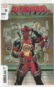 Deadpool # 1 Hawthorne Variant Cover NM Marvel 2022 [L6]