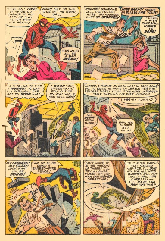 AMAZING SPIDER-MAN #7 (Dec1963) 2.5 GD+   All Steve Ditko! The VULTURE Returns!