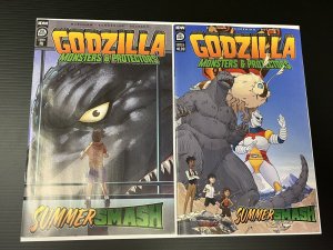 GODZILLA MONSTERS PROTECTORS SUMMER SMASH #1 A + 1:10 IN-HAND 2023 PROSHIPPER