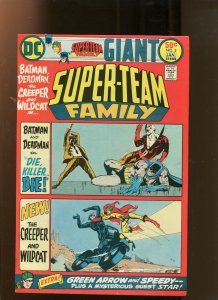 SUPER TEAM FAMILY #2 (9.2) BATMAN DEADMAN THE CREEPER & WILDCAT 1975