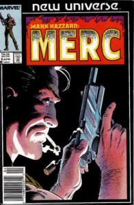 Mark Hazzard: Merc #6 (Newsstand) FN; Marvel | New Universe - we combine shippin 