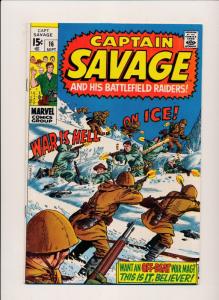 MARVEL LOT of 16! CAPTAIN SAVAGE and his LEATHERNECK RAIDERS #1-16 G/VG (PF298) 