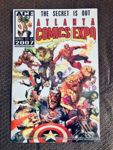 MARVEL ZOMBIES Arthur Suydam Print, Poster, VF+, Atlanta Comics Expo, 2007 11x17