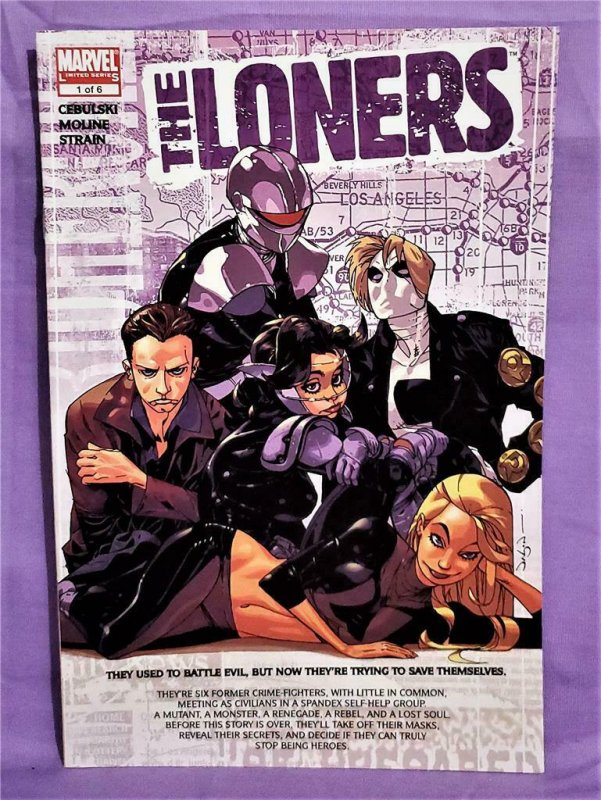 C. B. Cebulski THE LONERS #1 - 6 Karl Moline Spider-Woman (Marvel, 2007)!