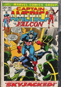 Captain America #145 (1972) Captain America and the Falcon