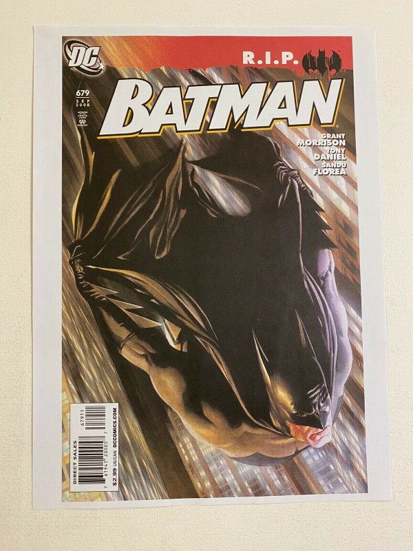 Batman #679 DC Comics poster by Alex Ross