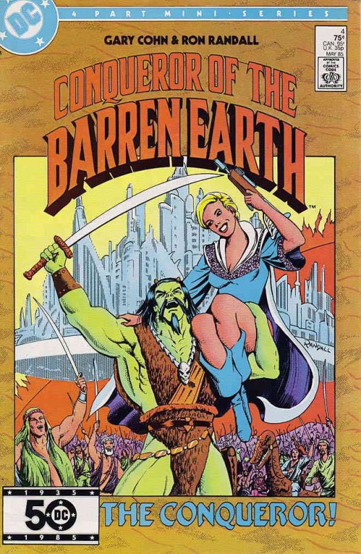 Conqueror of the Barren Earth #4 FN ; DC | Last Issue