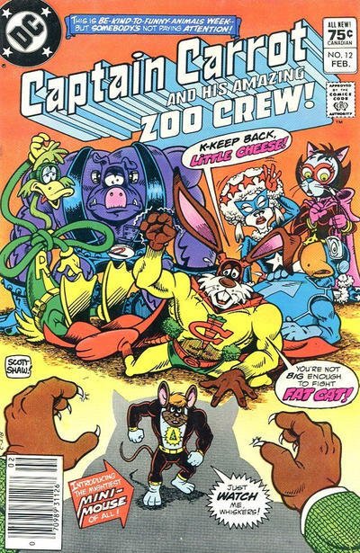 Captain Carrot and His Amazing Zoo Crew #12 (Newsstand) FN ; DC