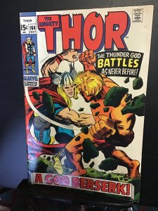 Thor #166 (1969) mid high grade 2nd full Warlock key! aka Him FN/VF Oregon CERT!