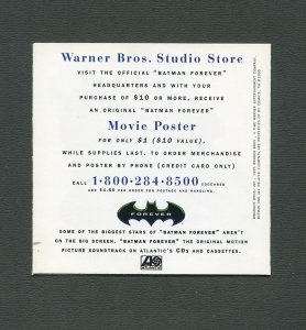 1995 Batman Forever Promo Store Pamphlet / MINT