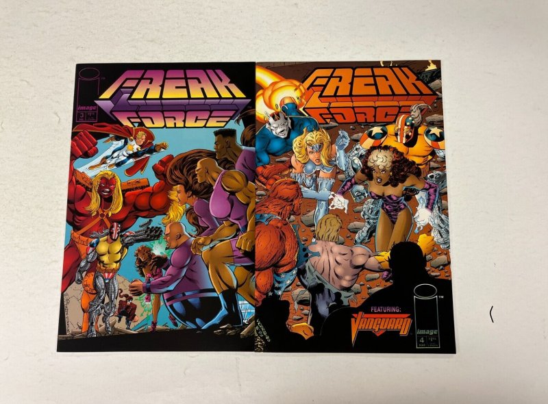 4 Freak Force Image Comics Books #1 2 3 4 19 JW21