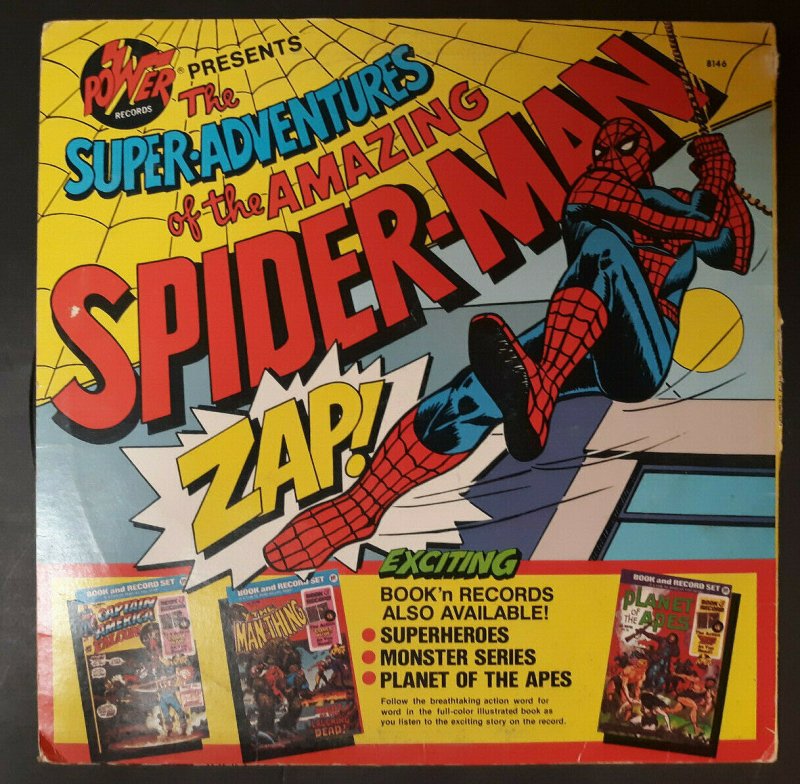 Spiderman and Friends Record Three Stories - Peter Pan 8146 - 1975 - VG/FN