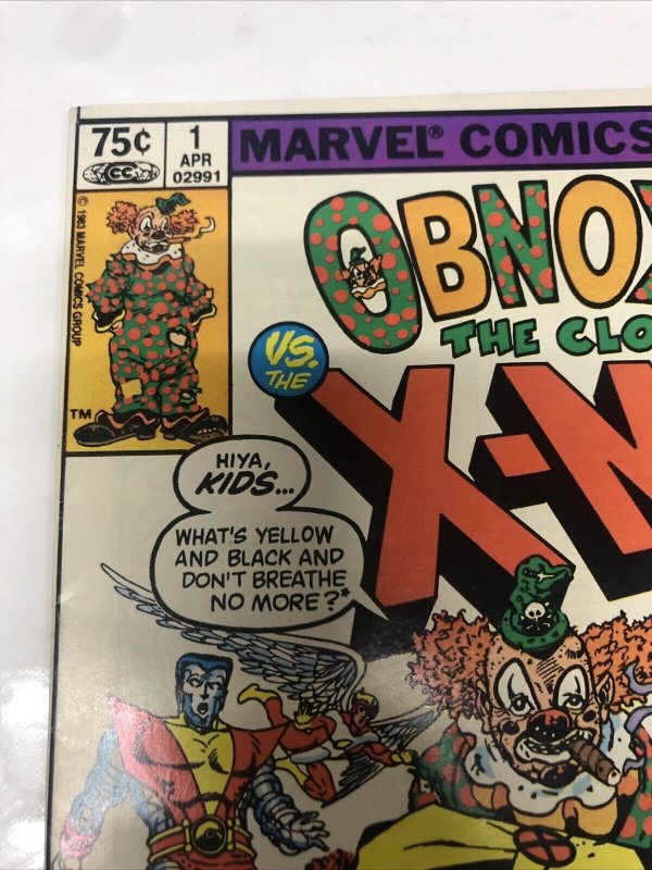 Obnoxio The Clown X-Men (1983) # 1 (FN/VF) Canadian Price Variant • Kupperberg